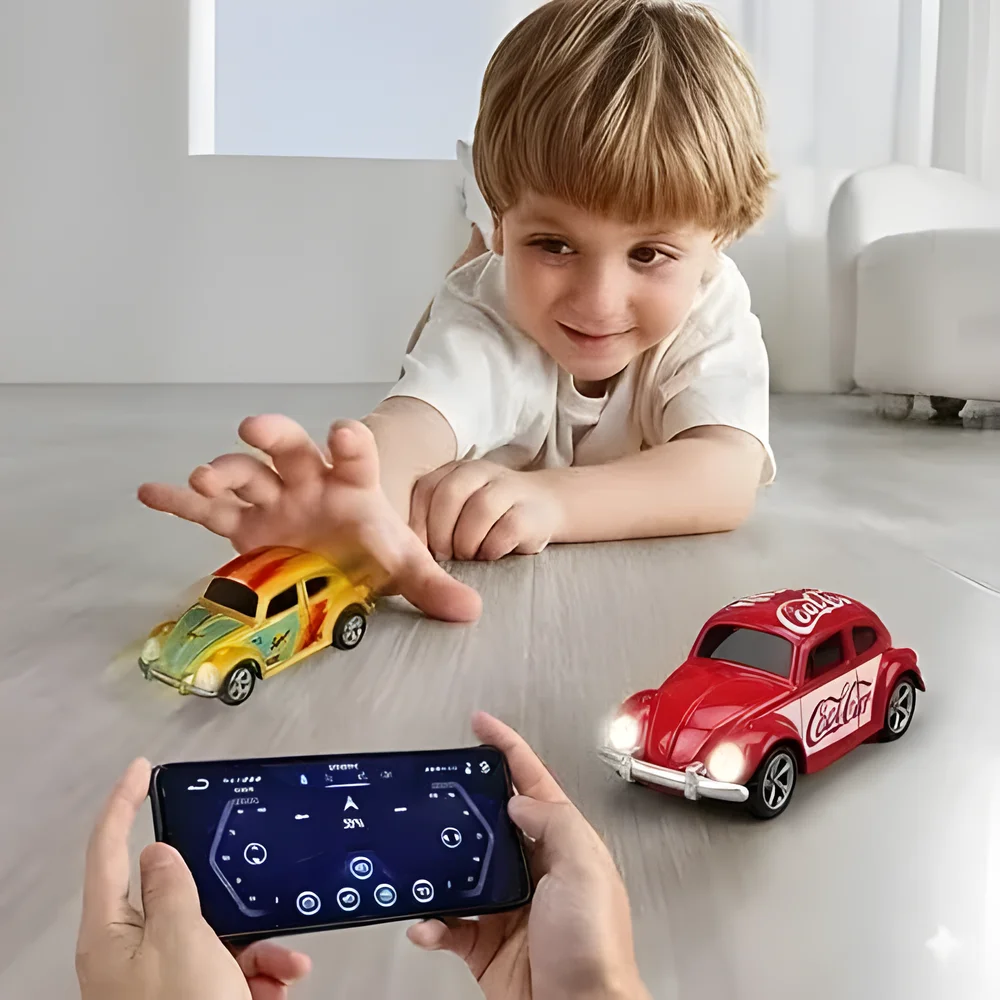 Toy Arena Mini Rc Alloy Die-cast Suv Car 1:64 Scale (Retro Black) - Sports, Toys & Games by Unique Enterprises