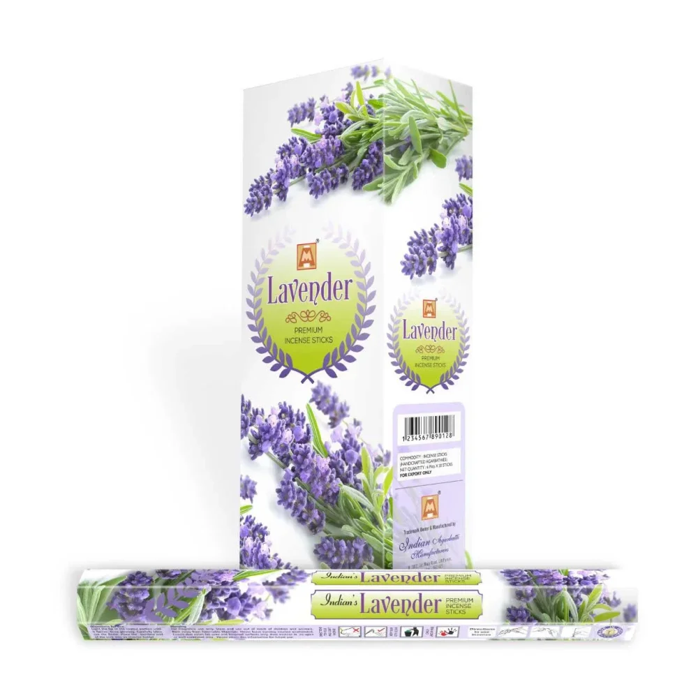 Lavender Agarbatti Sticks for Aromatherapy - Home & Kitchen by Indian Agarbatti Manufacturers
