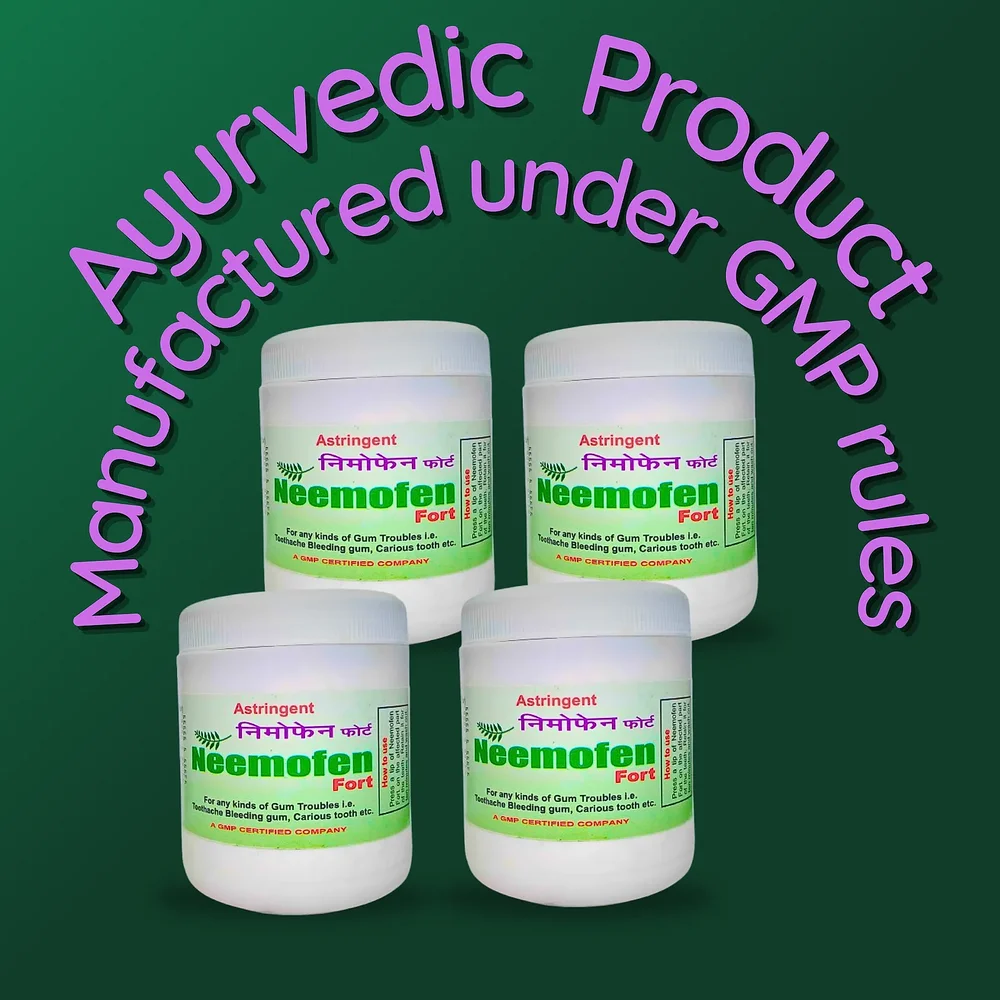 Neemofen Fort Ayurvedic Herbal Tooth Powder 100 gm - Beauty & Personal Care by M/S. D-Fenil & Co.