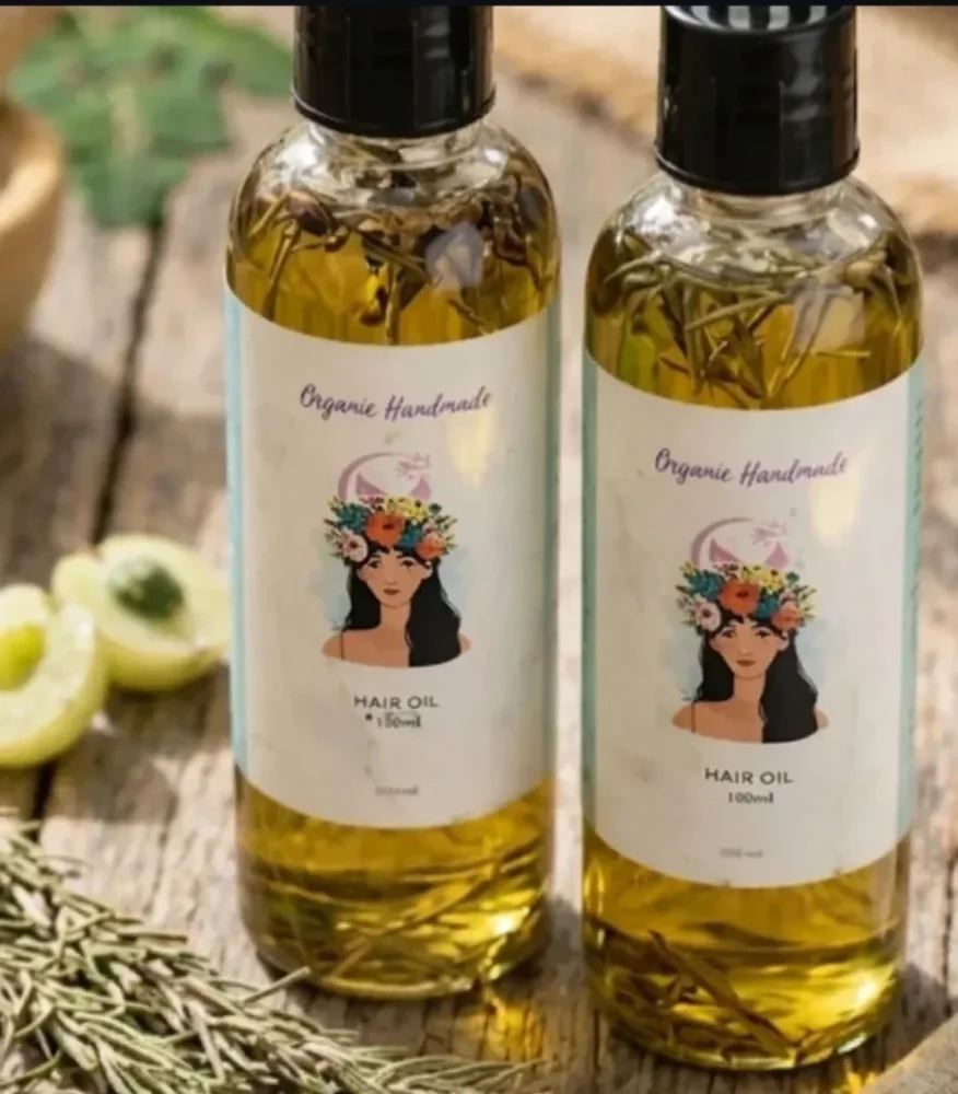 Natural Hair Oil for Growth & Shine - Beauty & Personal Care by Bubble Aura