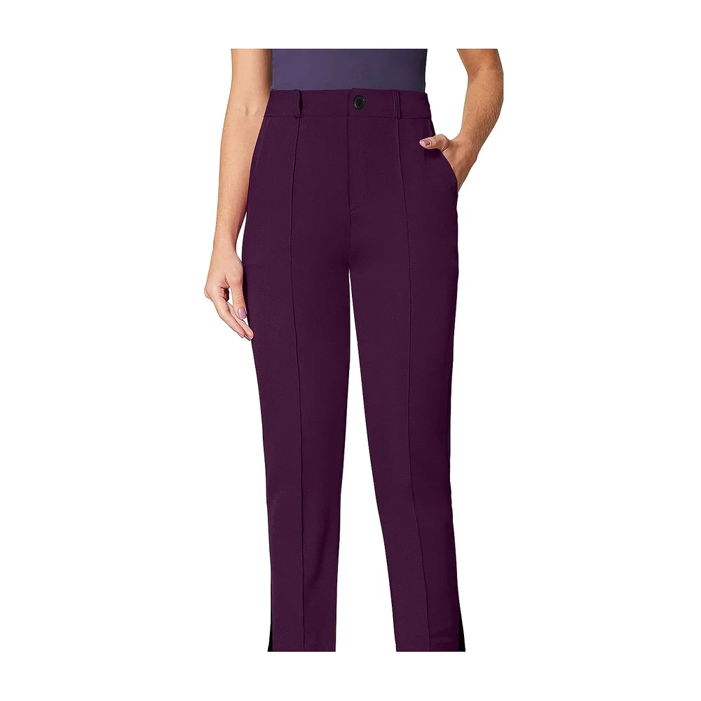 Polyester Wine Color Knitting Pant - Textiles & Apparel by Cara Exim