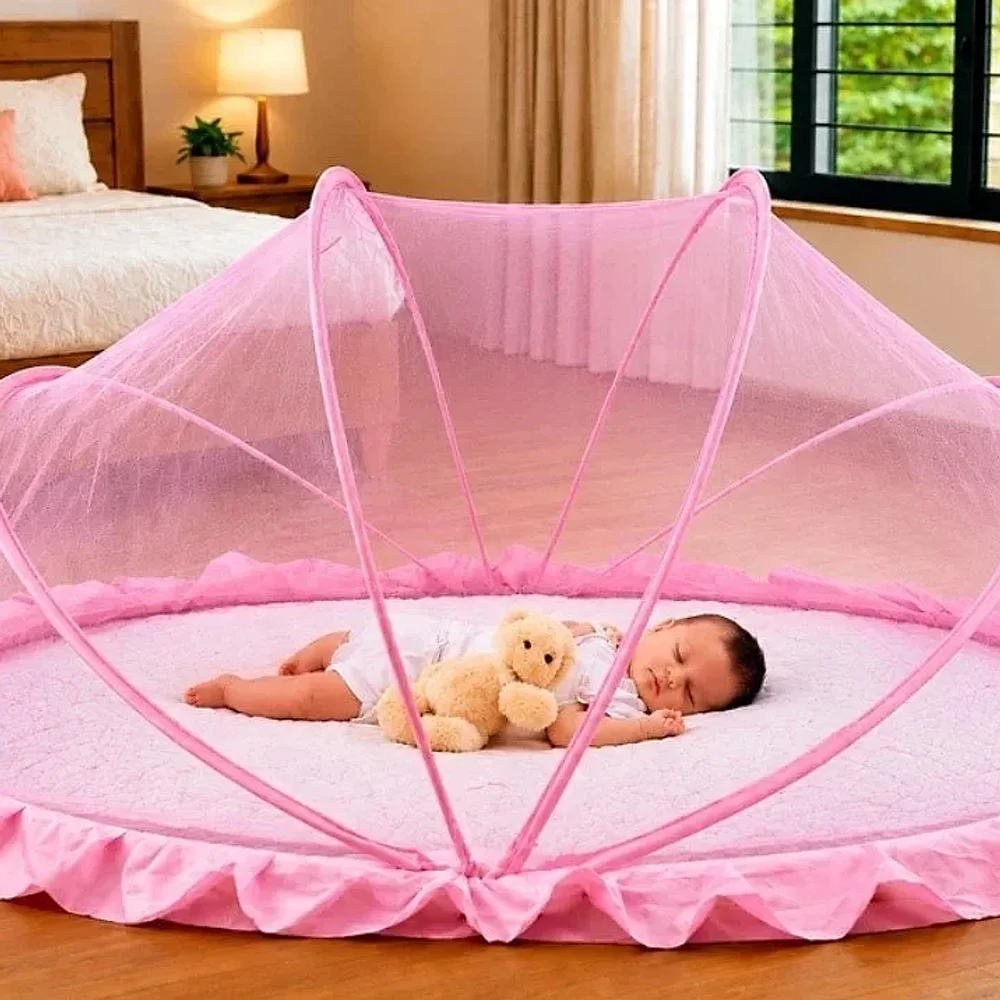 Foldable Baby Mosquito Net with Mattress - Home & Kitchen by Sifat Multi Store