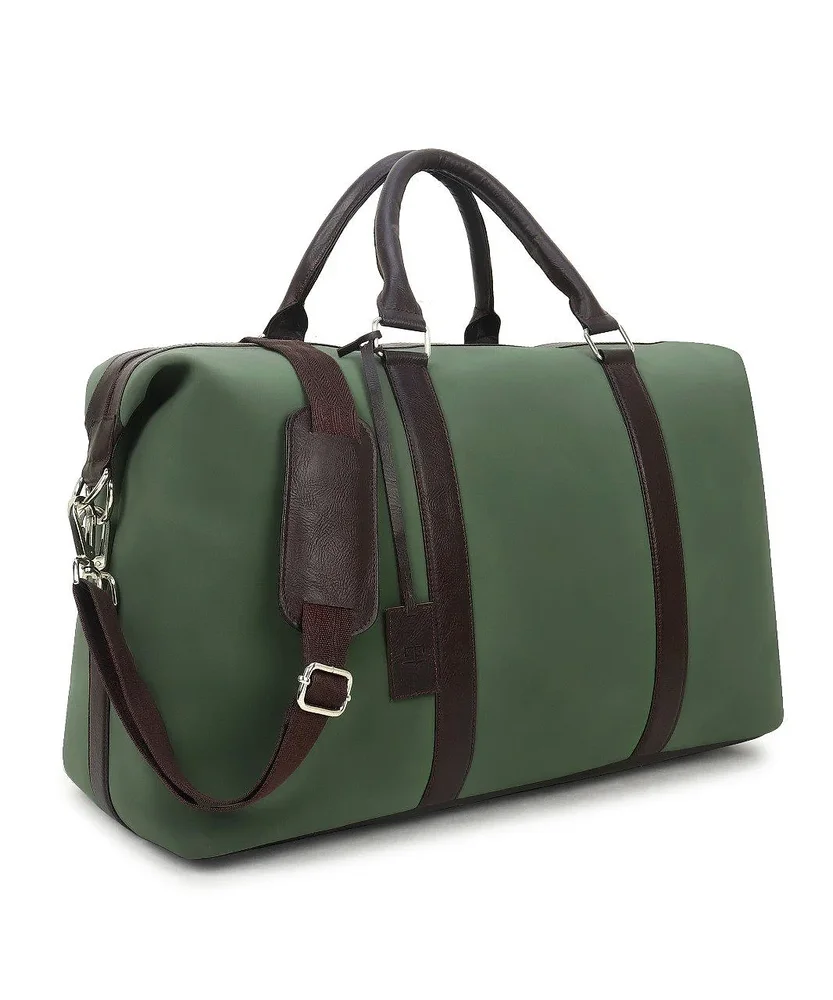 Rexine Black Zipper Duffel Bag - Footwear, Bags & Leather Goods by Aqsa Enterprises