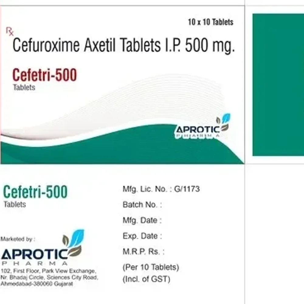 Cefuroxime Axetil 500 mg Tablets - Healthcare & Medical by Aprotic Pharma