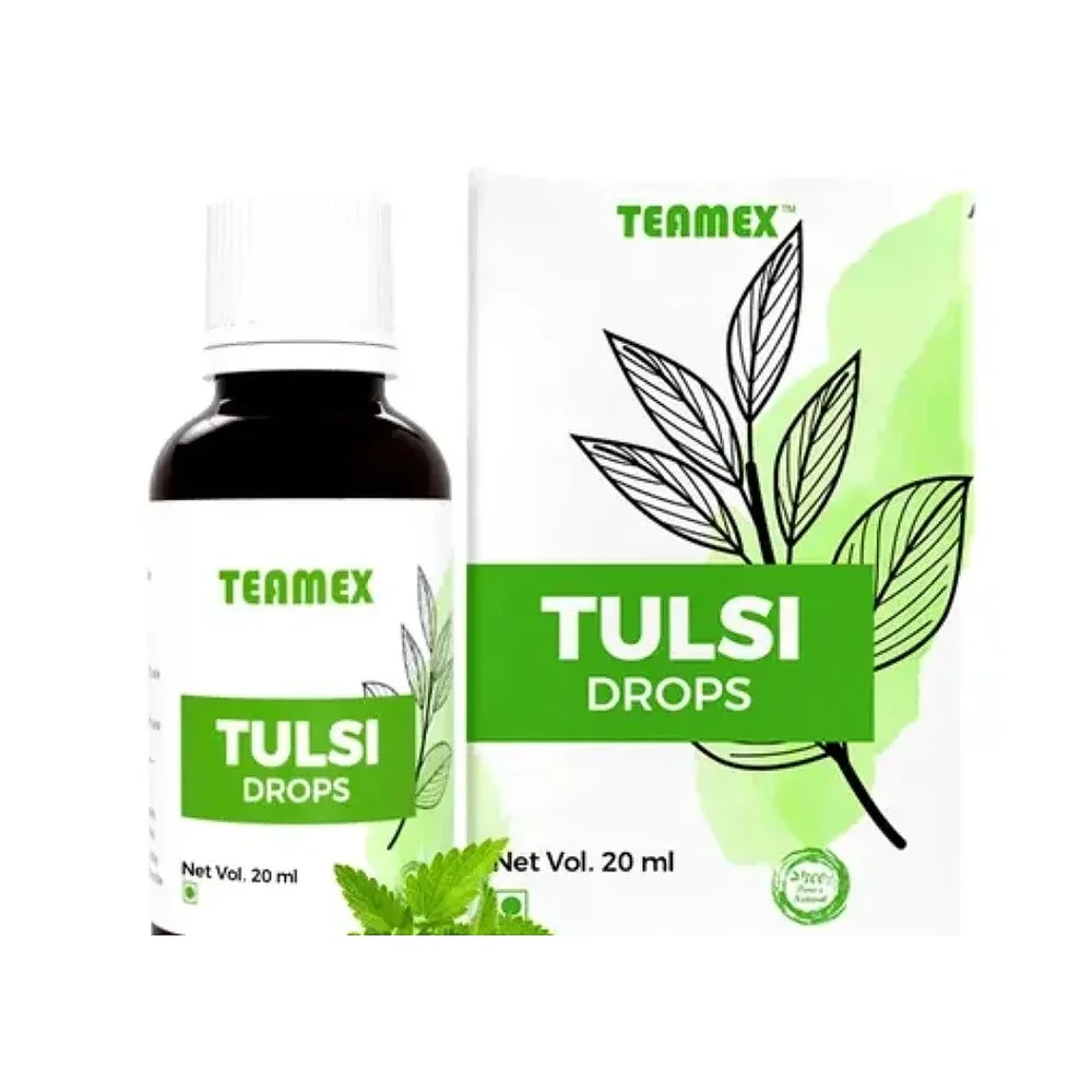 Herbal Tulsi Drops 0.676 FL.OZ - Healthcare & Medical by Teamex