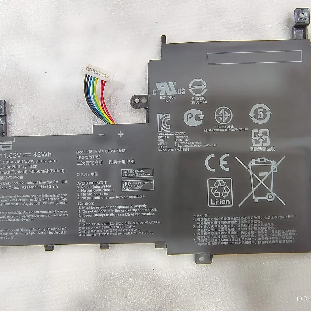 Asus B31N1842 3640 mAh Laptop Battery - Electronics & Electrical by Kingfast Technologies