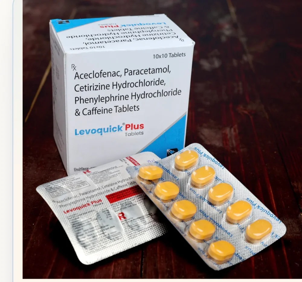Levoquick Plus Tablets 100 Count - Healthcare & Medical by Raytheon Pharmaceuticals