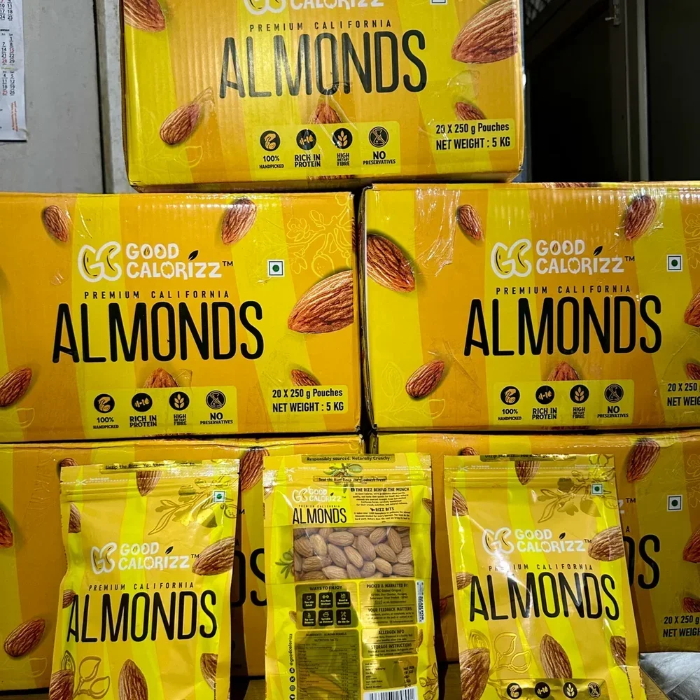 Gc Good Calorizz Whole California Almonds 20 X 250 g Carton Box - Food & Agriculture by GC Global Origins