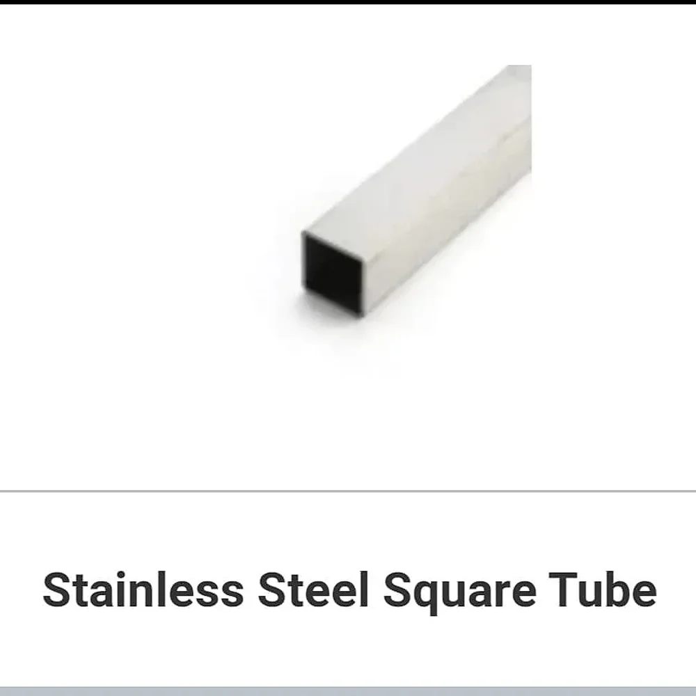 Stainless Steel Square Tube - Metals & Alloys by Hind Corp.