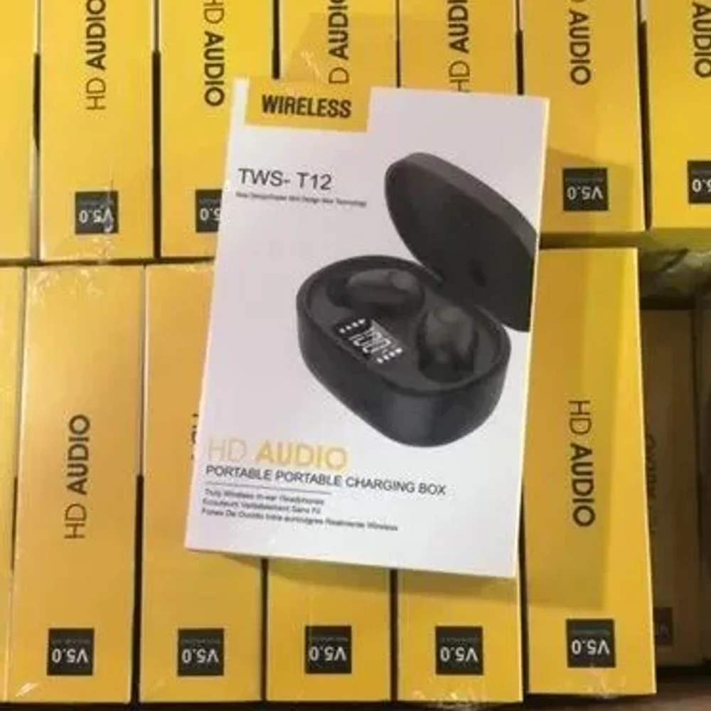 HD Audio True Wireless Earbuds with Portable Charging Box - Electronics & Electrical by Aaradhya Nutrabites
