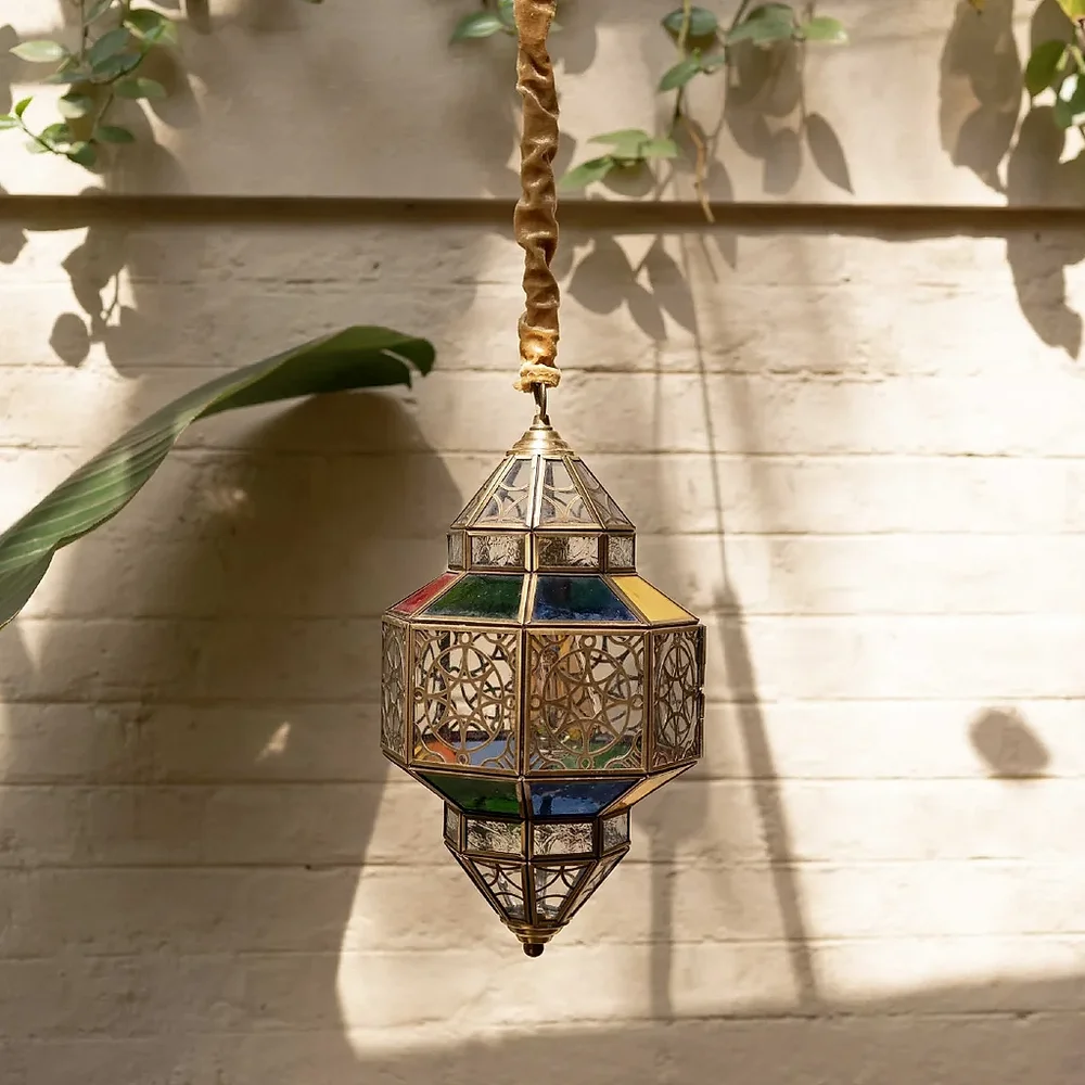 Vintage Metal Glass Lantern - Home & Kitchen by Wooden Owl Design Pvt. Ltd.