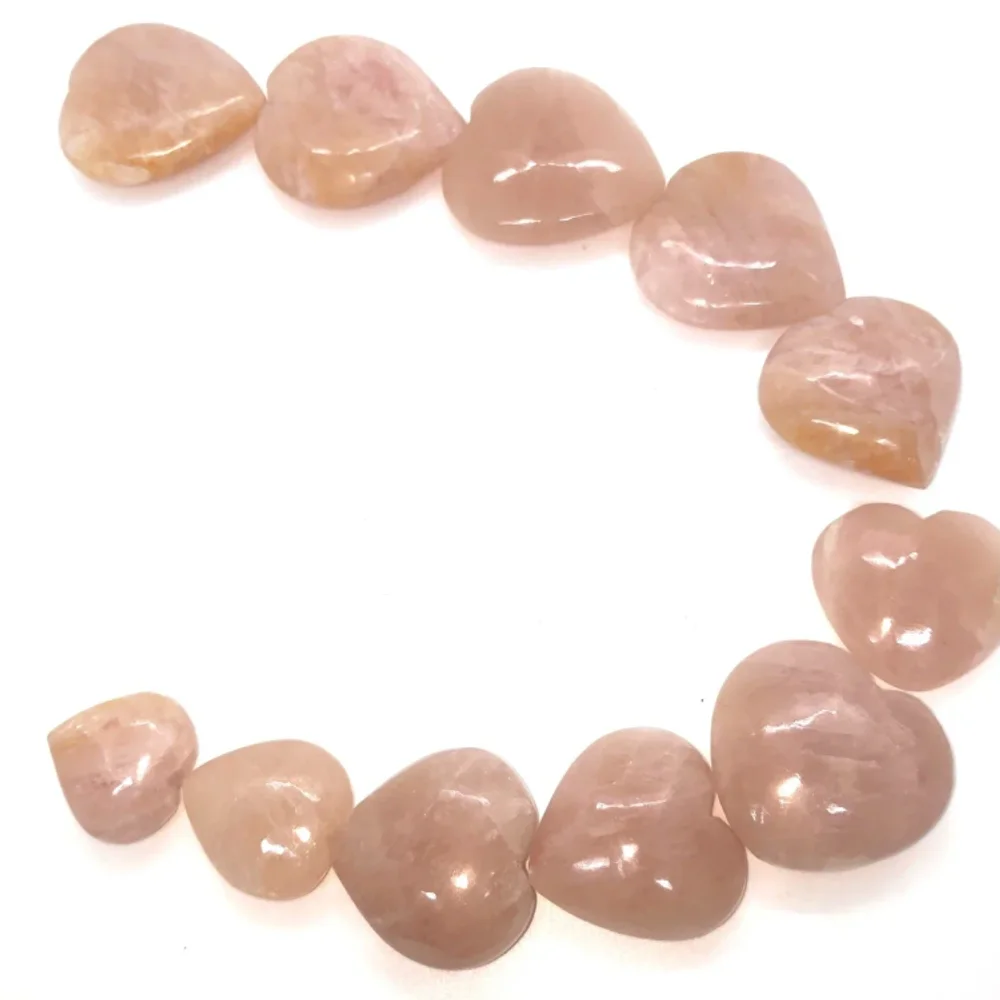 Morgonite Heart Gemstones - Gems & Jewelry by Zairish Global