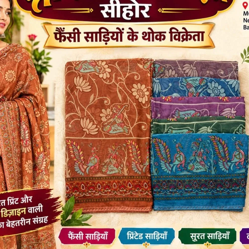 Fancy Saree - Textiles & Apparel by Shyam Seth Textiles Pvt. Ltd.