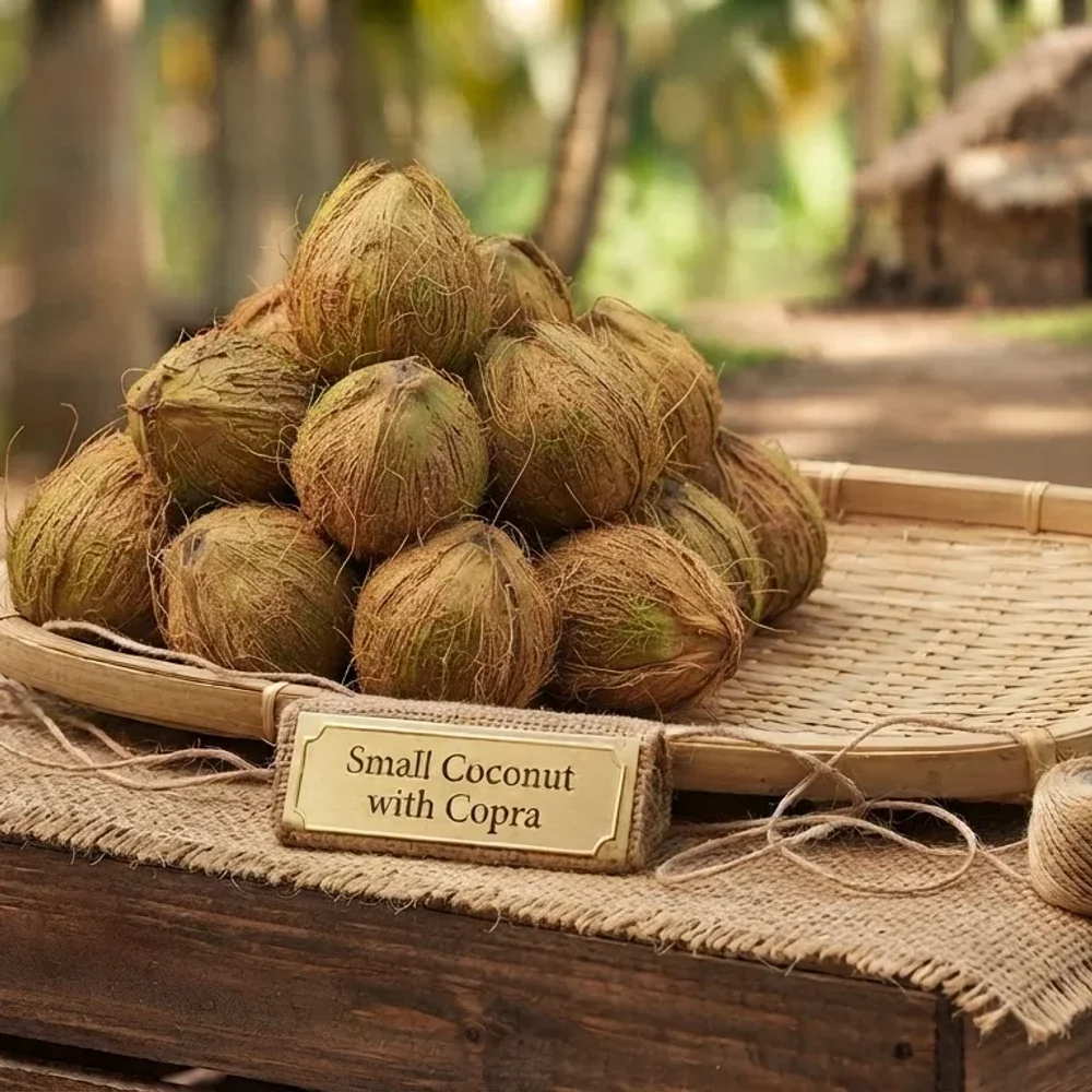 Small Husked Copra Coconut - Food & Agriculture by Tooba Trading