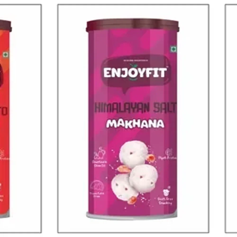 ENJOYFIT Roasted Makhana Snacks - Tangy Tomato, Himalayan Salt, Achari Chatka Flavors - Food & Agriculture by Mukesh Trading Co.