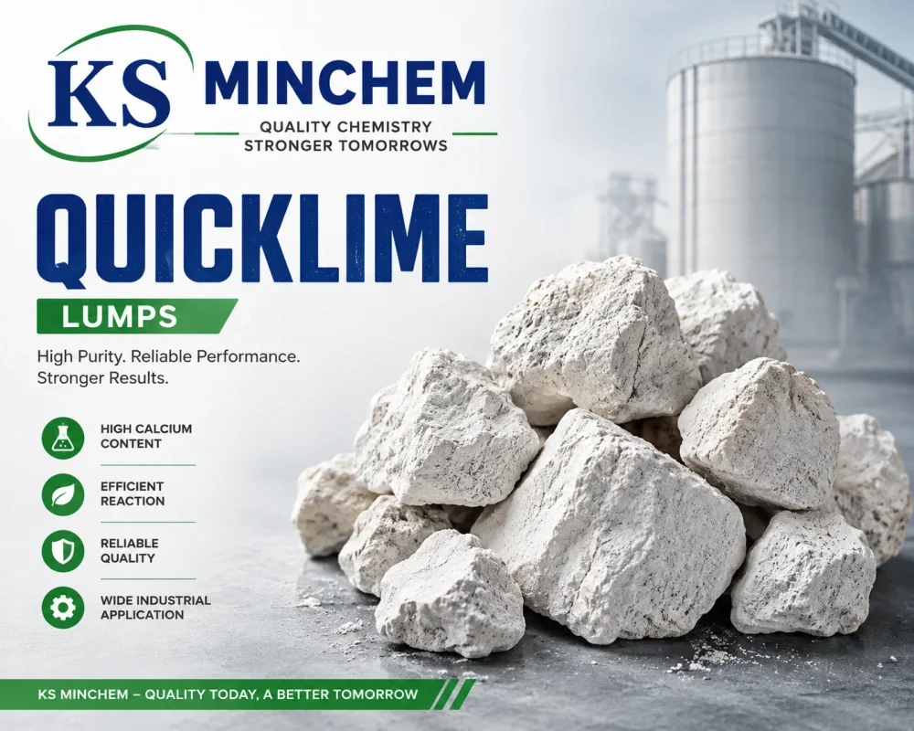 High Purity Quicklime Lumps - Chemicals & Raw Materials by K.S Minchem Industries Pvt. Ltd.