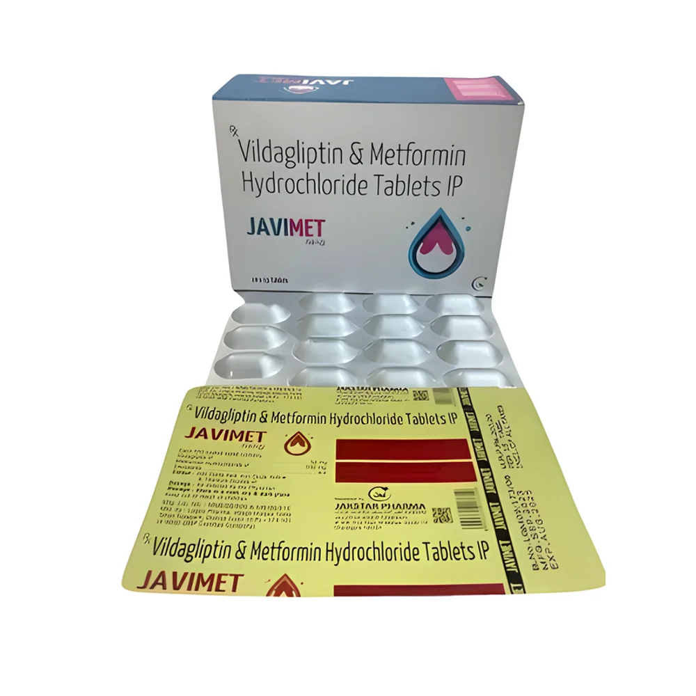 JAVIMET Vildagliptin Metformin Hydrochloride Film-Coated Tablets - Healthcare & Medical by Jakstar Pharma