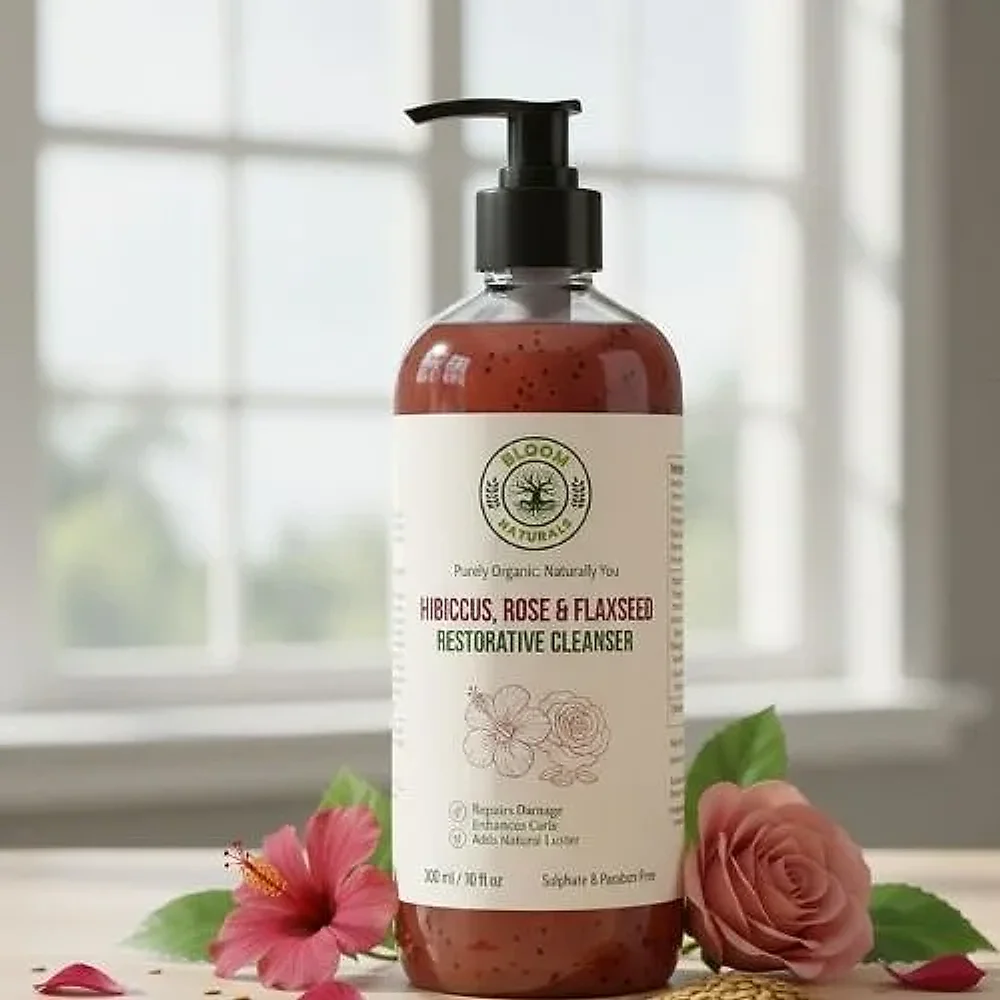Organic Sulfate-Free Paraben-Free Cleanser for Dry Damaged Hair - Beauty & Personal Care by Bloom Naturals