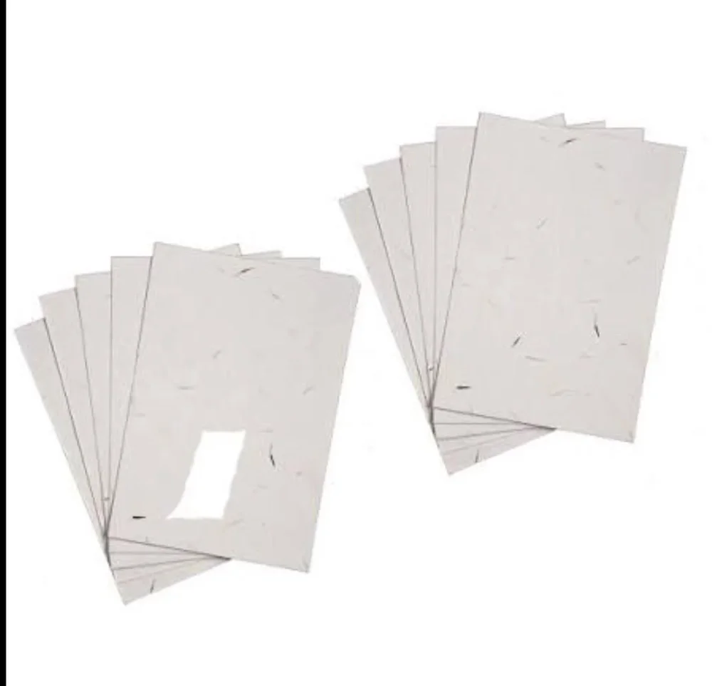 Eco-Friendly Marigold Seed Paper Sheets - Paper & Stationery by Hindustan Handmade Paper Products