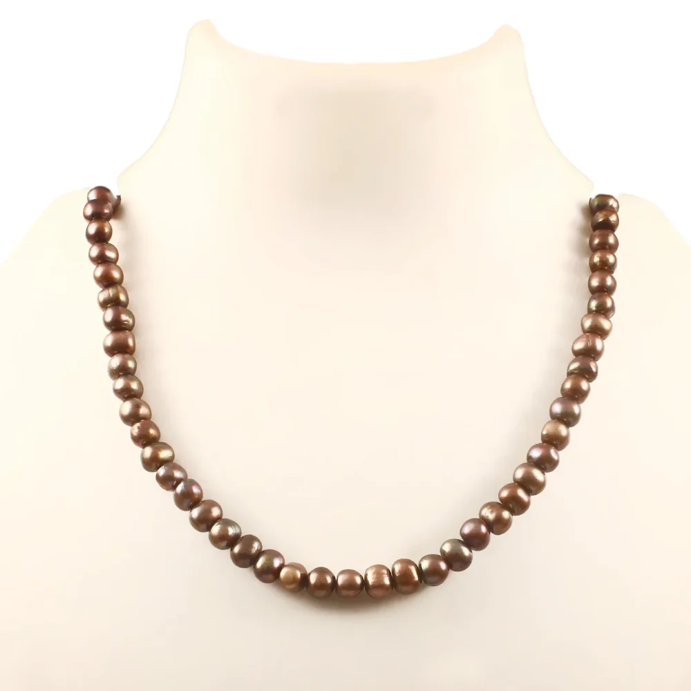 Natural Freshwater Pearls Necklace - Gems & Jewelry by Adnan Gems Art