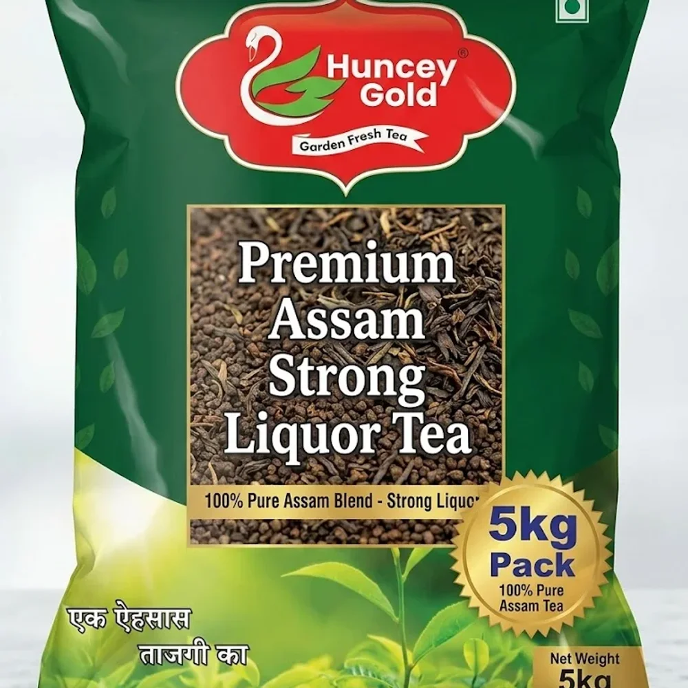 Huncey Gold Assam Strong Liquor Tea 5 Kg Cloth Bag - Food & Agriculture by RudraTraders