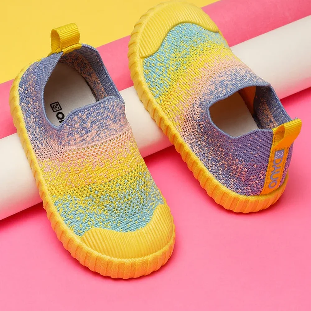 Unisex Yellow Toddlers' First Step Shoes - Footwear, Bags & Leather Goods by Parmar Brothers