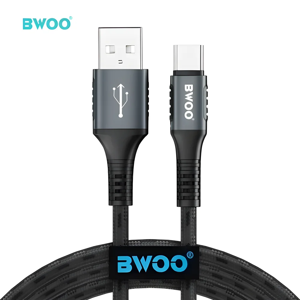 Bwoo Bo-x170c Nylon Braided Data Cable - Electronics & Electrical by Ibni Pvt. Ltd.