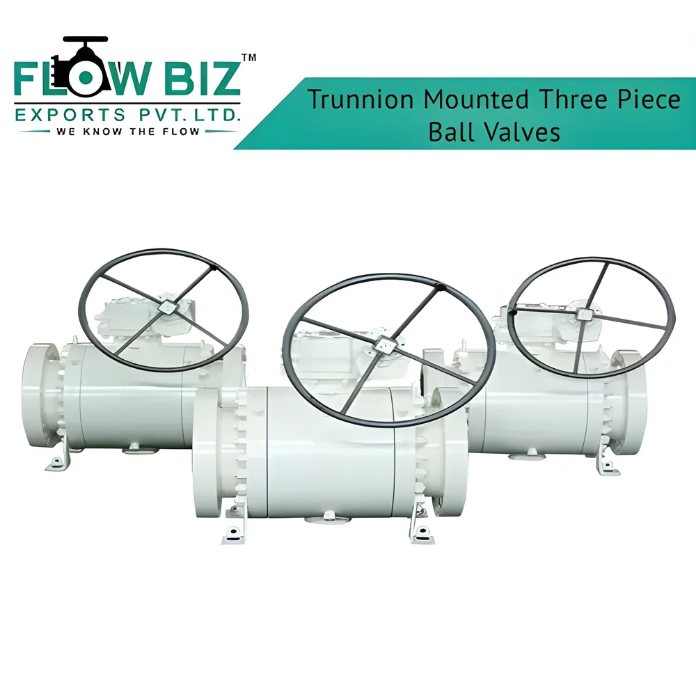 Three Piece Trunnion Mounted Ball Valves - Industrial Supplies & Tools by JD Tech Industries