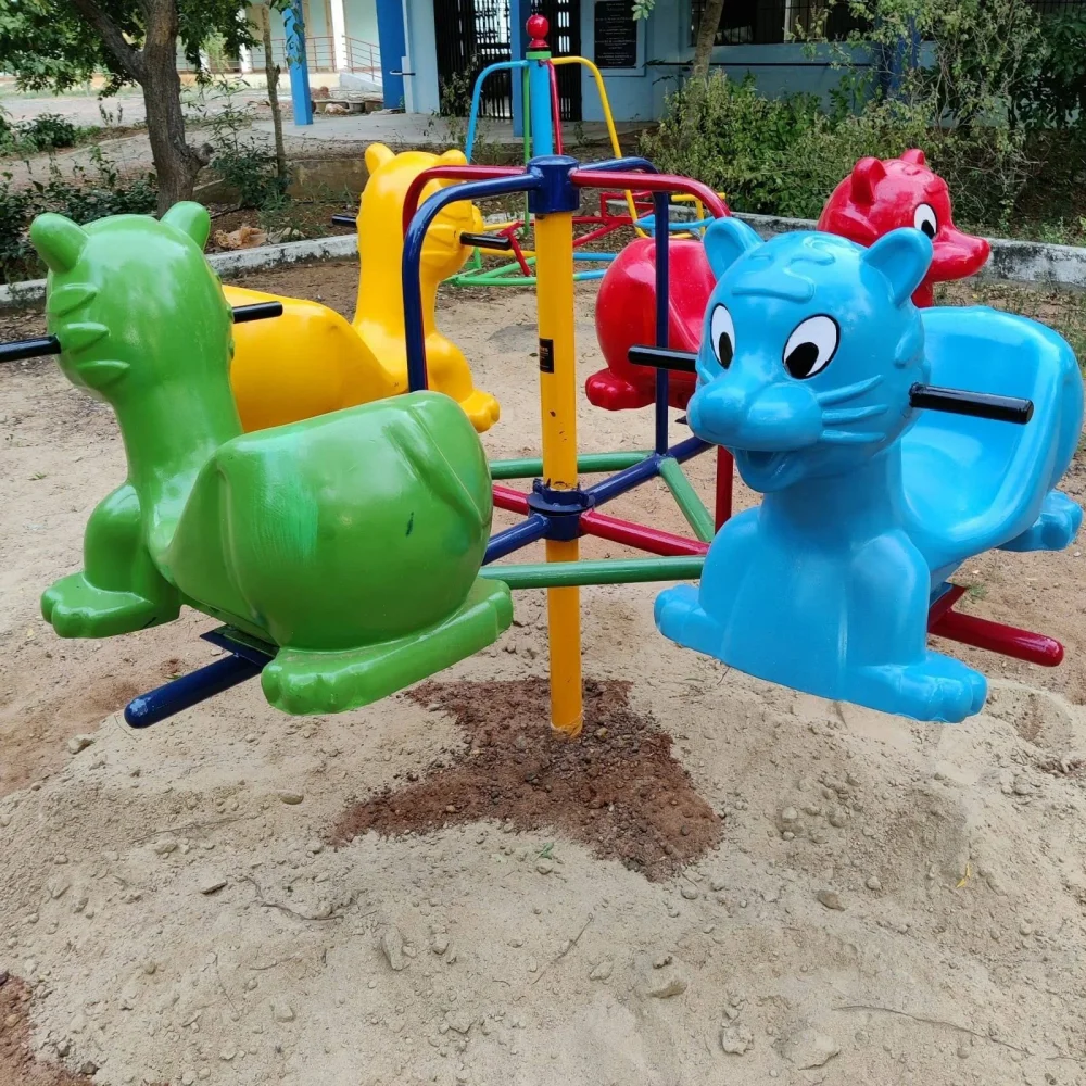 Kidsplay FRP Duck Merry Go Round - Sports, Toys & Games by Nac Industries