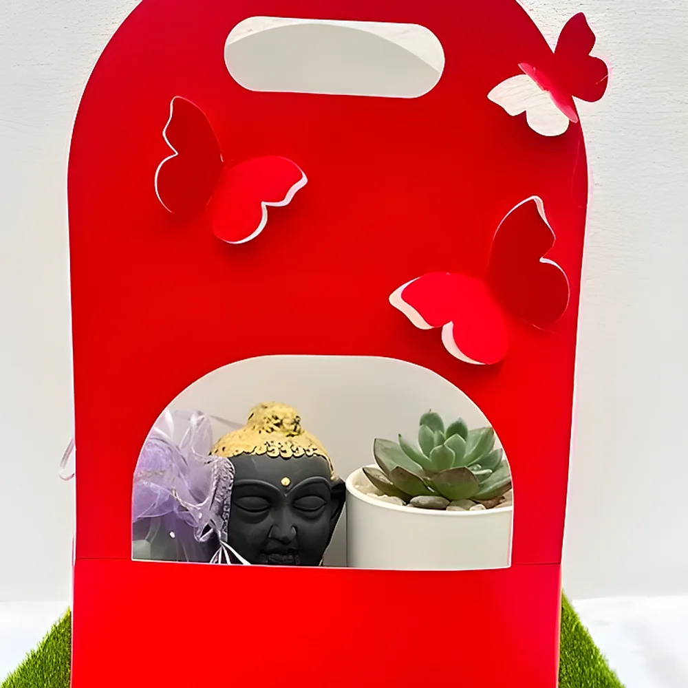 Ceramic Buddha and Succulent Gift Set - Handicrafts & Gifts by Cerra and Terra Home Decor