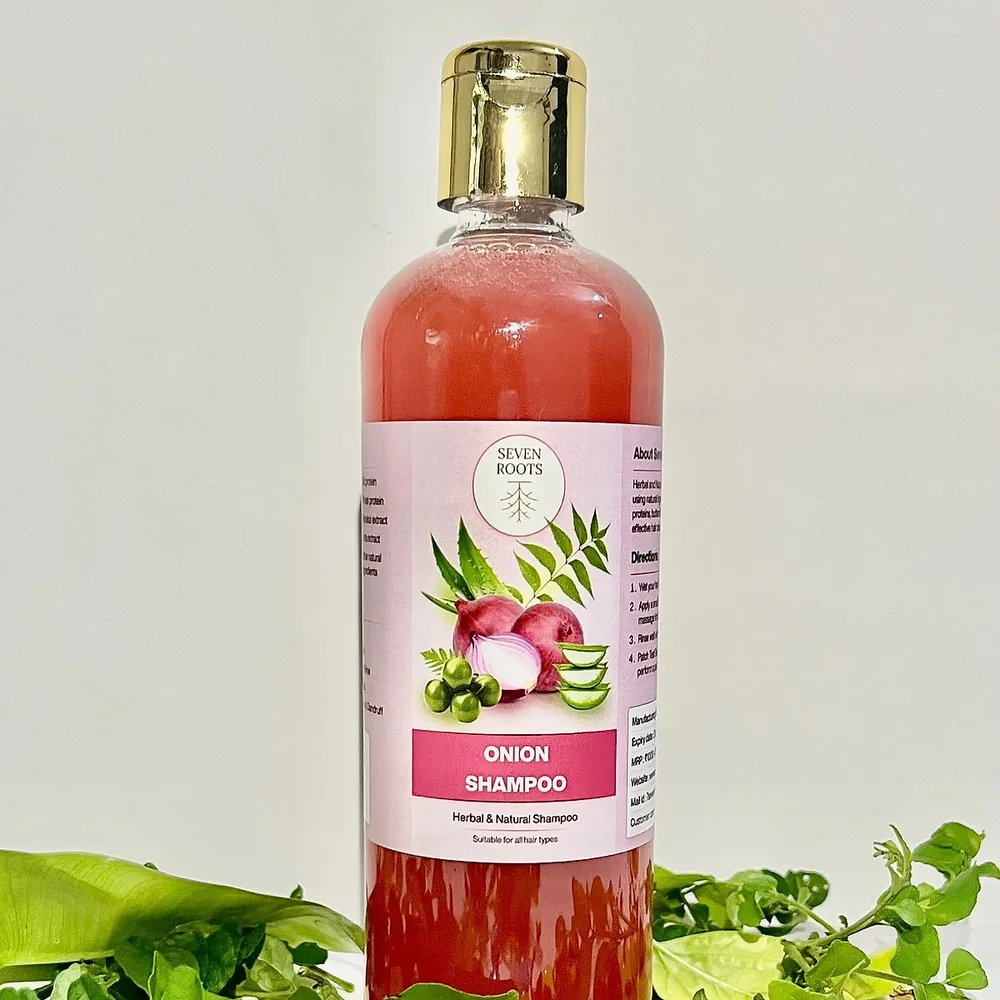 Red Onion Shampoo - Beauty & Personal Care by Seven Roots Herbal Care Pvt. Ltd.