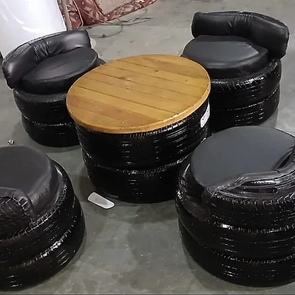 Modern Rustic Cafe Chair - Furniture & Interiors by Upcycle Furnishing India