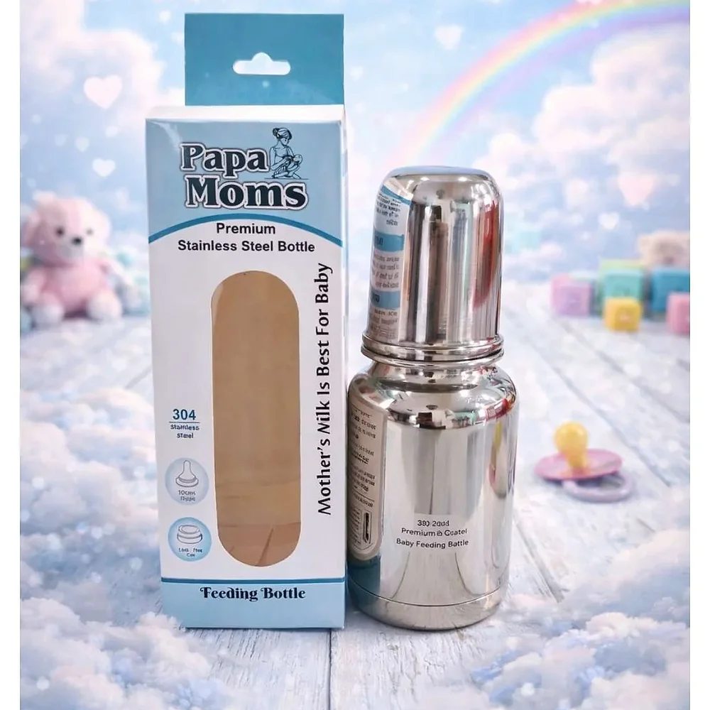 304 Stainless Steel Insulated Feeding Bottle - Home & Kitchen by Shree Anant International