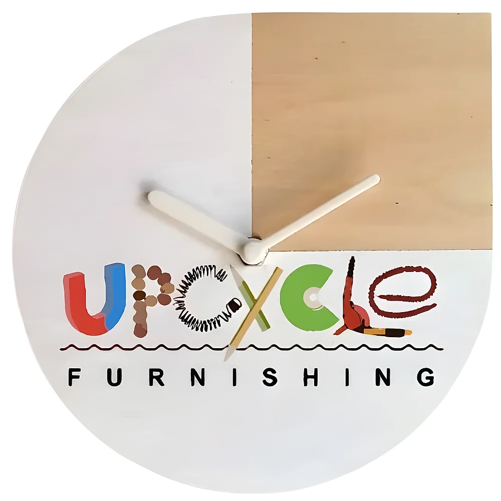 Rustic Wood Wall Clock - Home & Kitchen by Upcycle Furnishing India