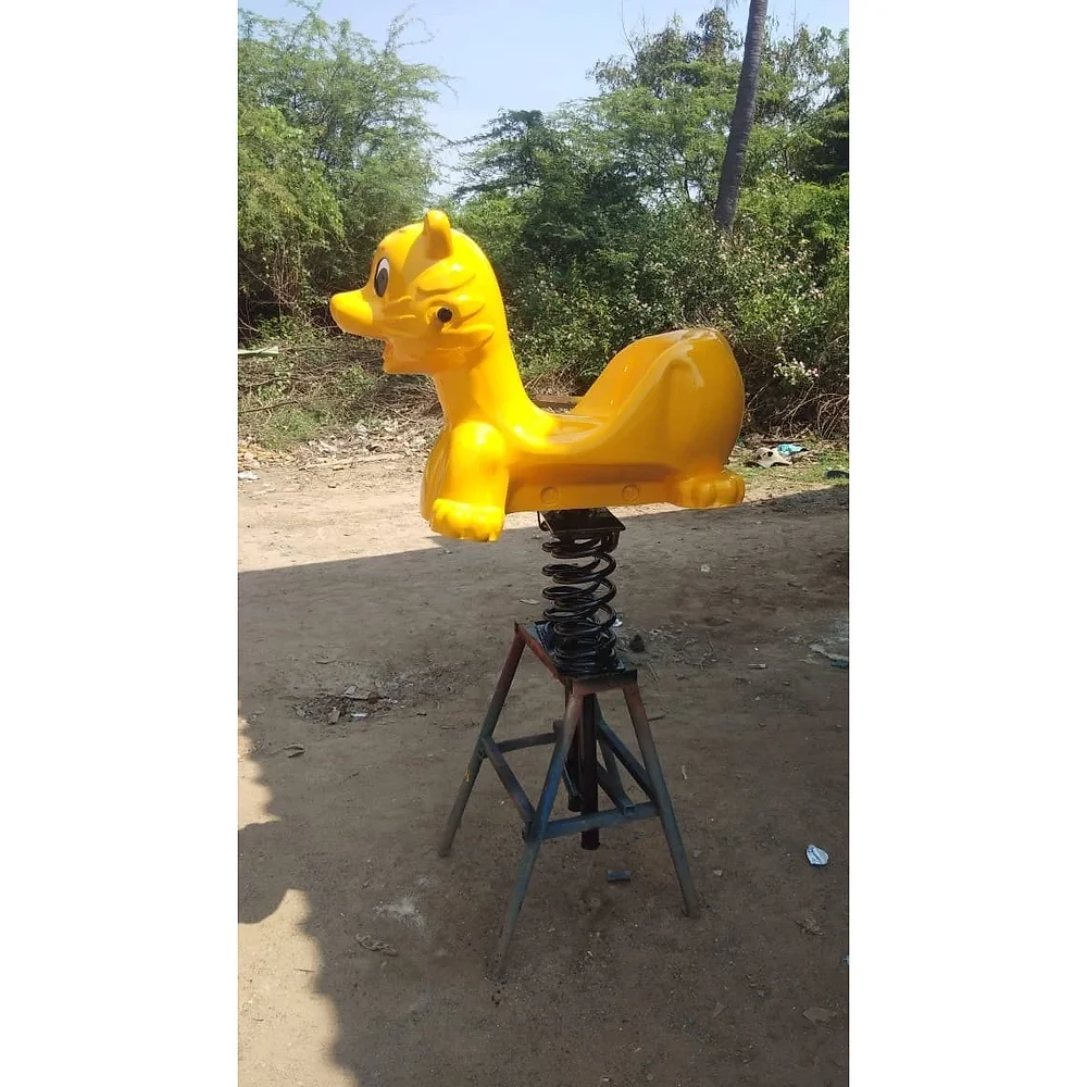 NAC Multicolor Animal Shape Spring Rider Toy - Sports, Toys & Games by Nac Industries