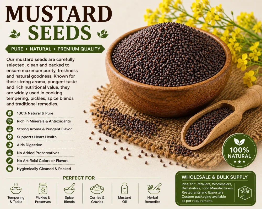 Natural Mustard Seeds - Food & Agriculture by PranExpo