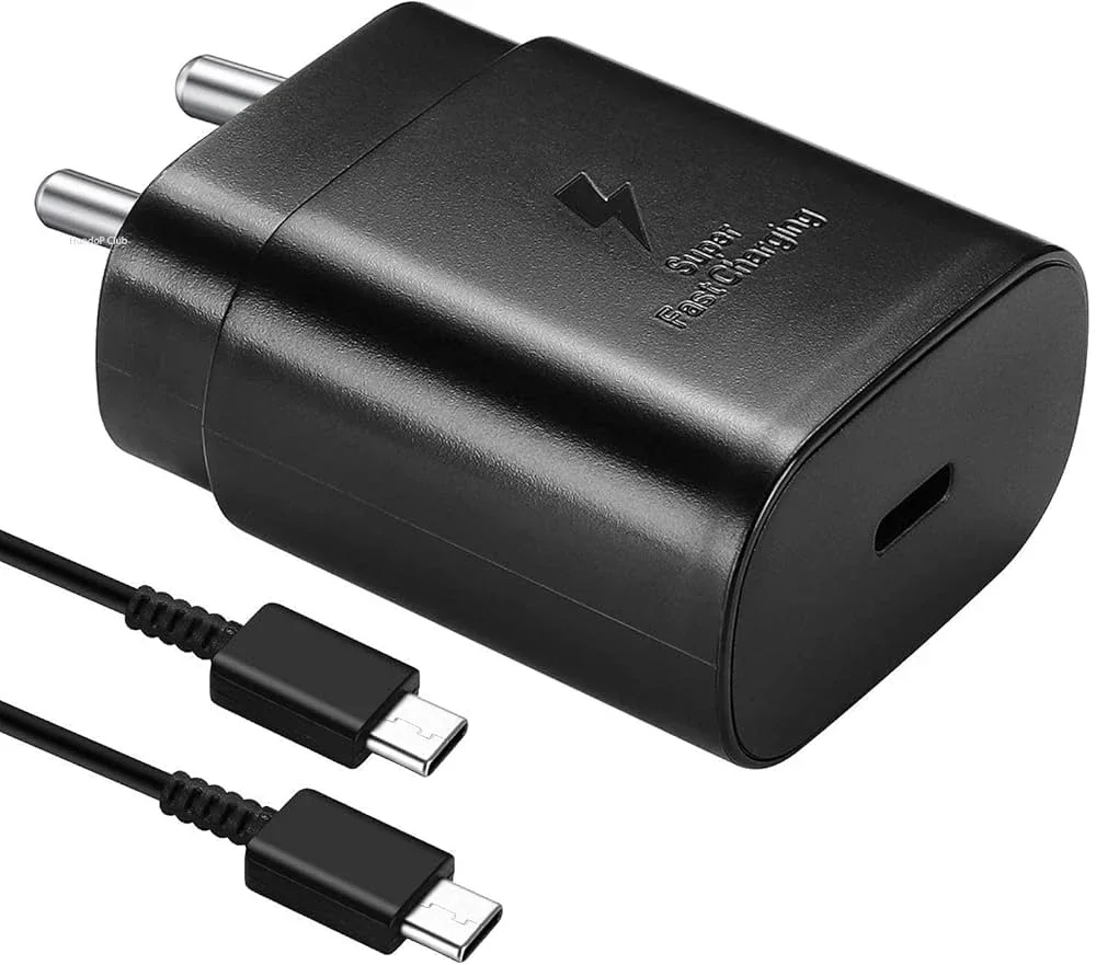25W C Type Super Fast Charger for Samsung Phones - Electronics & Electrical by Metro Mobile Mart