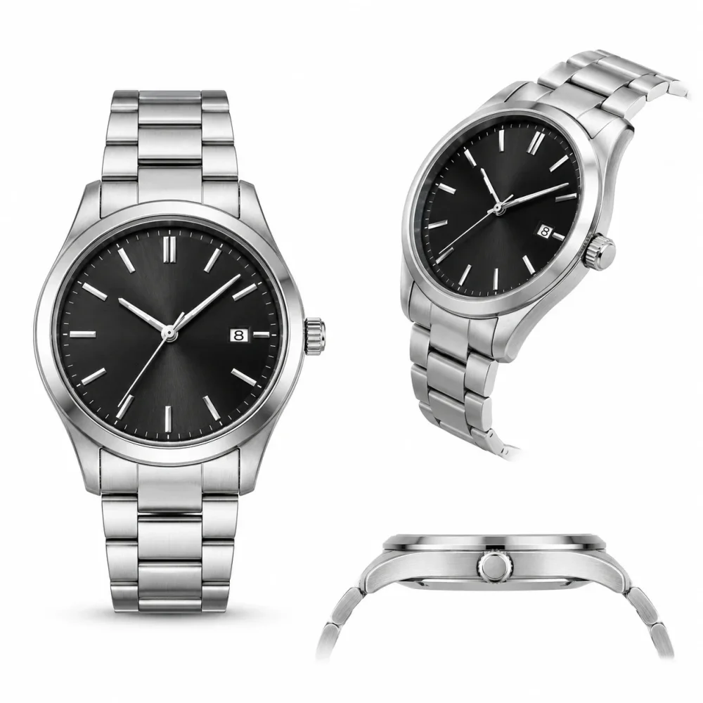 Fox Brains Stainless Steel Analog Watch - Gems & Jewelry by Fox Brains