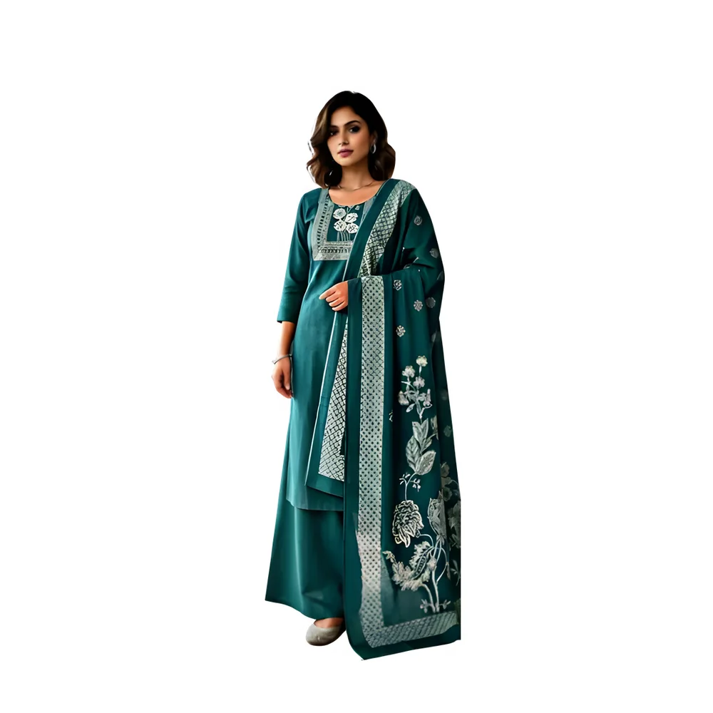 Cotton Printed 3 Piece Suit Set - Textiles & Apparel by Star Associates