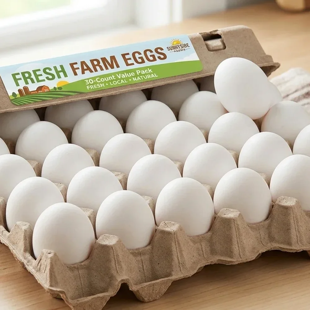 Fresh Farm Eggs - Food & Agriculture by Sri Krishna Provisions and Xerox