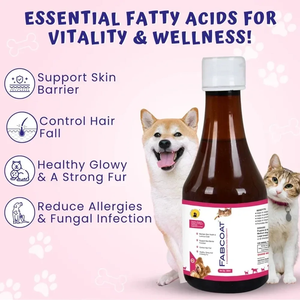 Liquid Vitamin Supplement for Dog Skin & Coat Health - Healthcare & Medical by Kapil Pharma