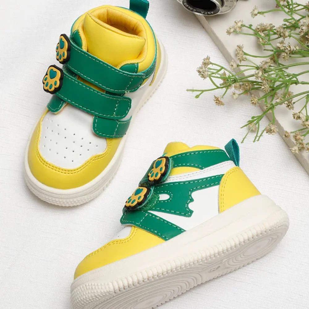 Colorpop Toddlers' Unisex High Ankle Sneakers - Footwear, Bags & Leather Goods by Parmar Brothers