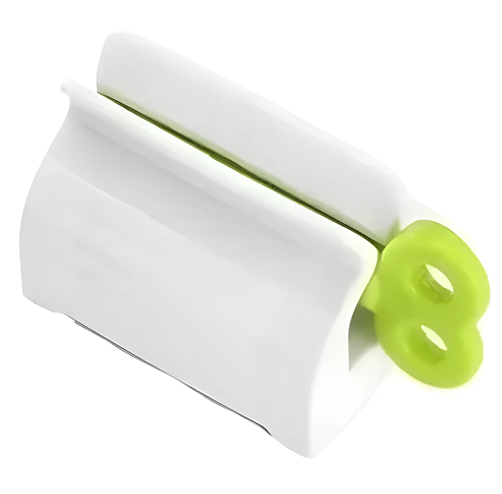 Green Plastic Wall-Mounted Toothpaste Squeezer - Home & Kitchen by Vishva Guru Traders