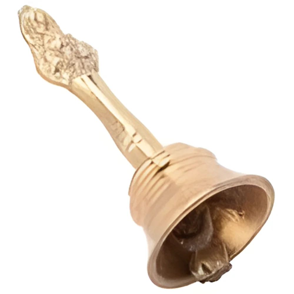Pure Brass Hand Bell - Handicrafts & Gifts by Arts Impex
