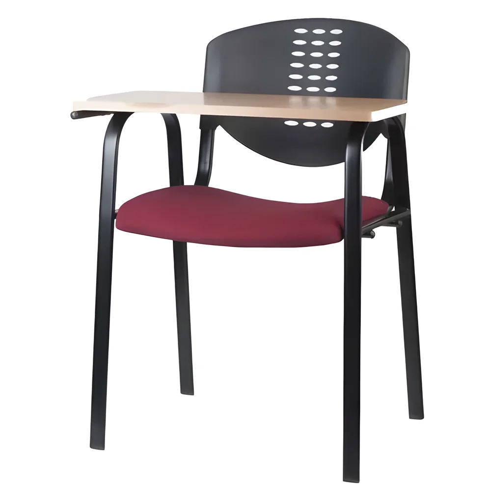 Metal Frame Study Chair with Writing Pad - Furniture & Interiors by Upcycle Furnishing India