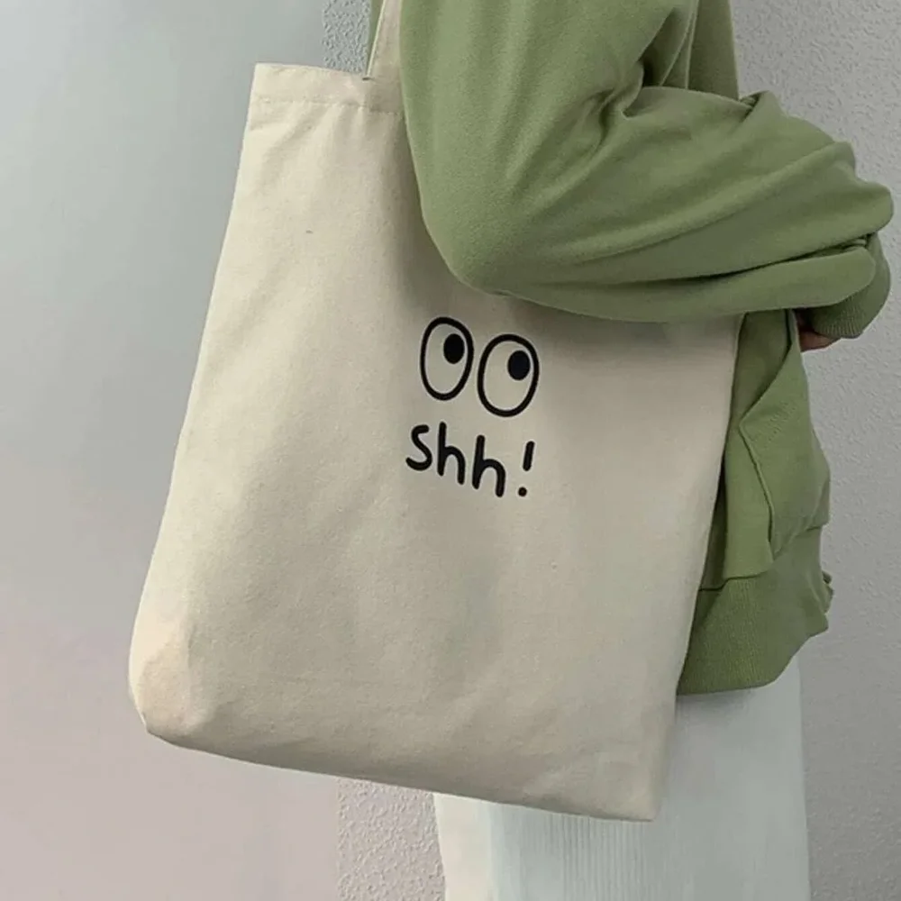 Natural Cotton Fabric Tote Bags - Footwear, Bags & Leather Goods by Ank International