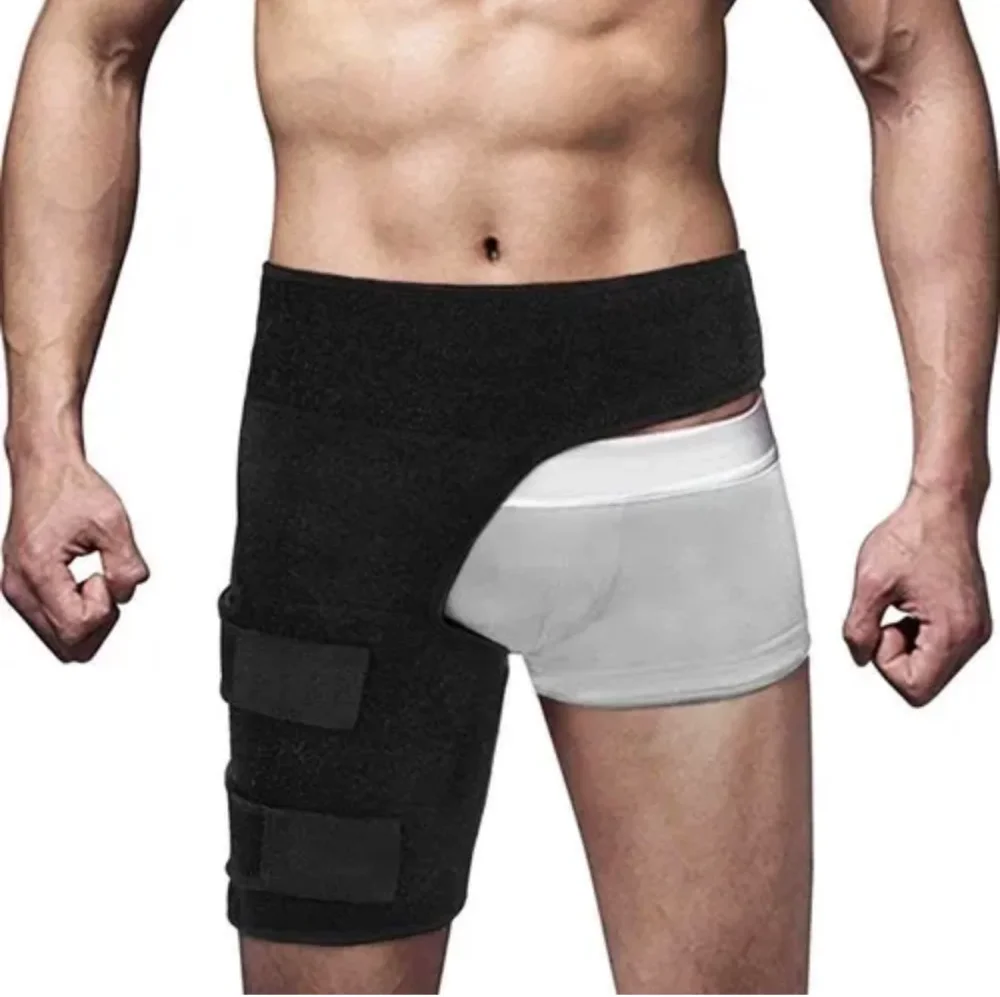 Black Drytext Thigh Brace - Healthcare & Medical by Navya Overseas