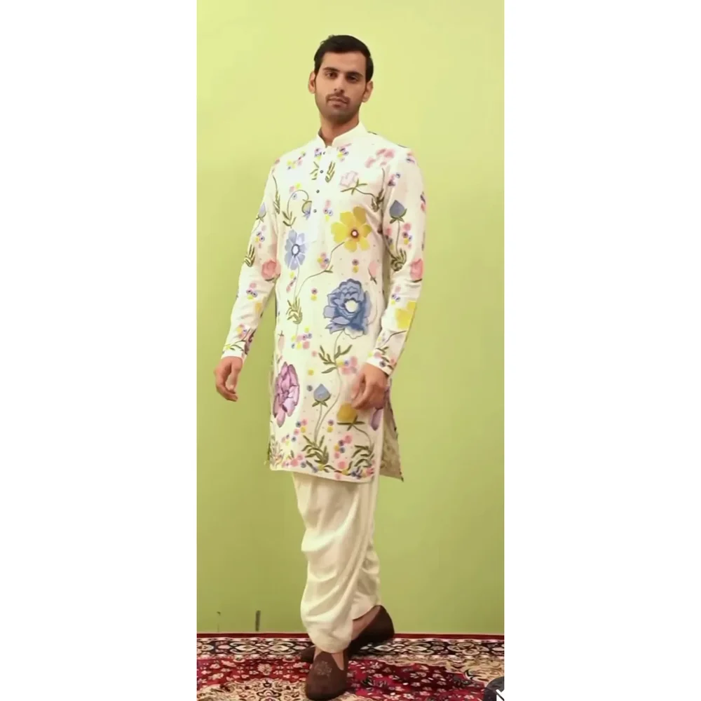 Men's Ethnic Wear Kurta Pajama - Textiles & Apparel by Bestsellers