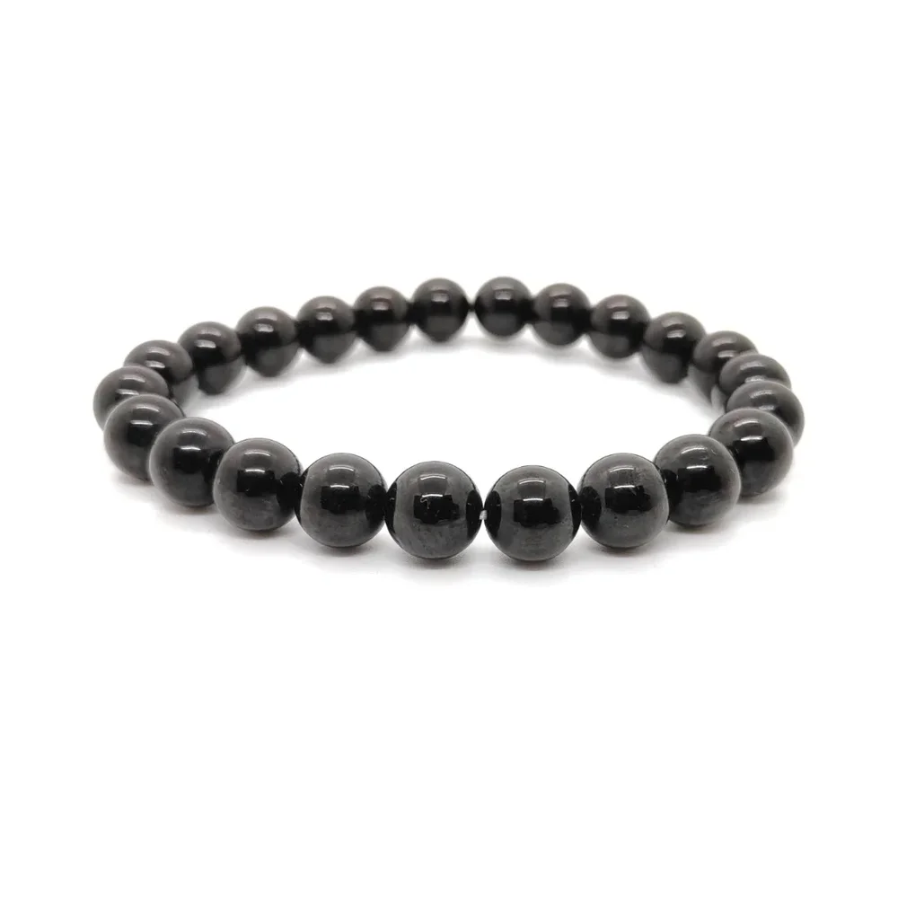Black Tourmaline Bracelet - Gems & Jewelry by Zairish Global
