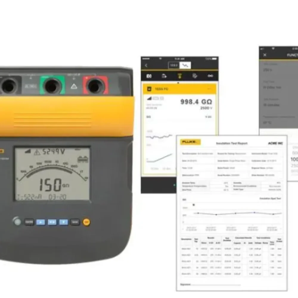 Fluke 1550C Fc 5 Kv Digital Insulation Tester - Electronics & Electrical by Autonex Security Systems